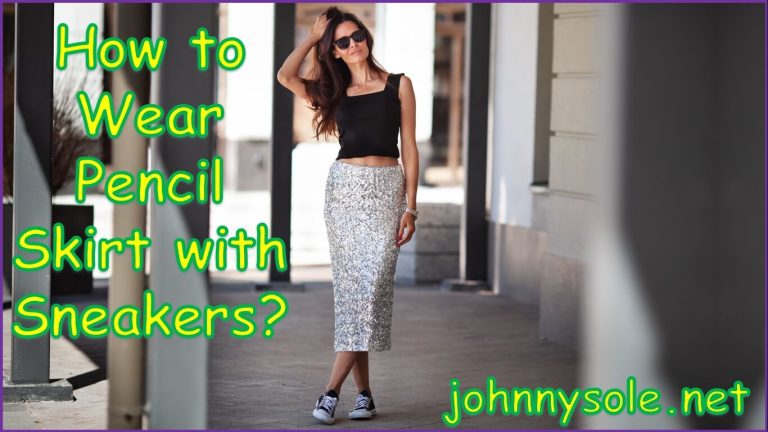 How to Wear Pencil Skirt with Sneakers